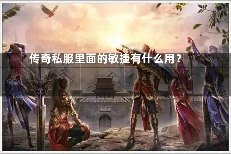 传奇私服里面的敏捷有什么用？