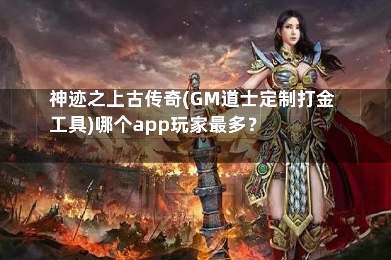 神迹之上古传奇(GM道士定制打金工具)哪个app玩家最多？