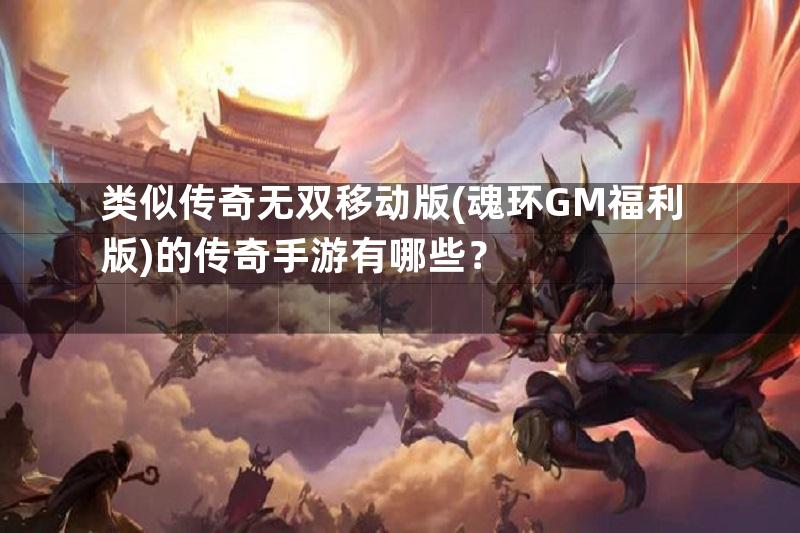 类似传奇无双移动版(魂环GM福利版)的传奇手游有哪些？